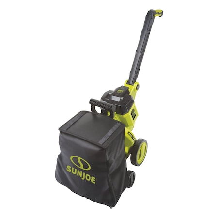 Sun Joe Battery Powered Walk-Behind Garden Vacuum & Mulcher 24V-X2-OGV